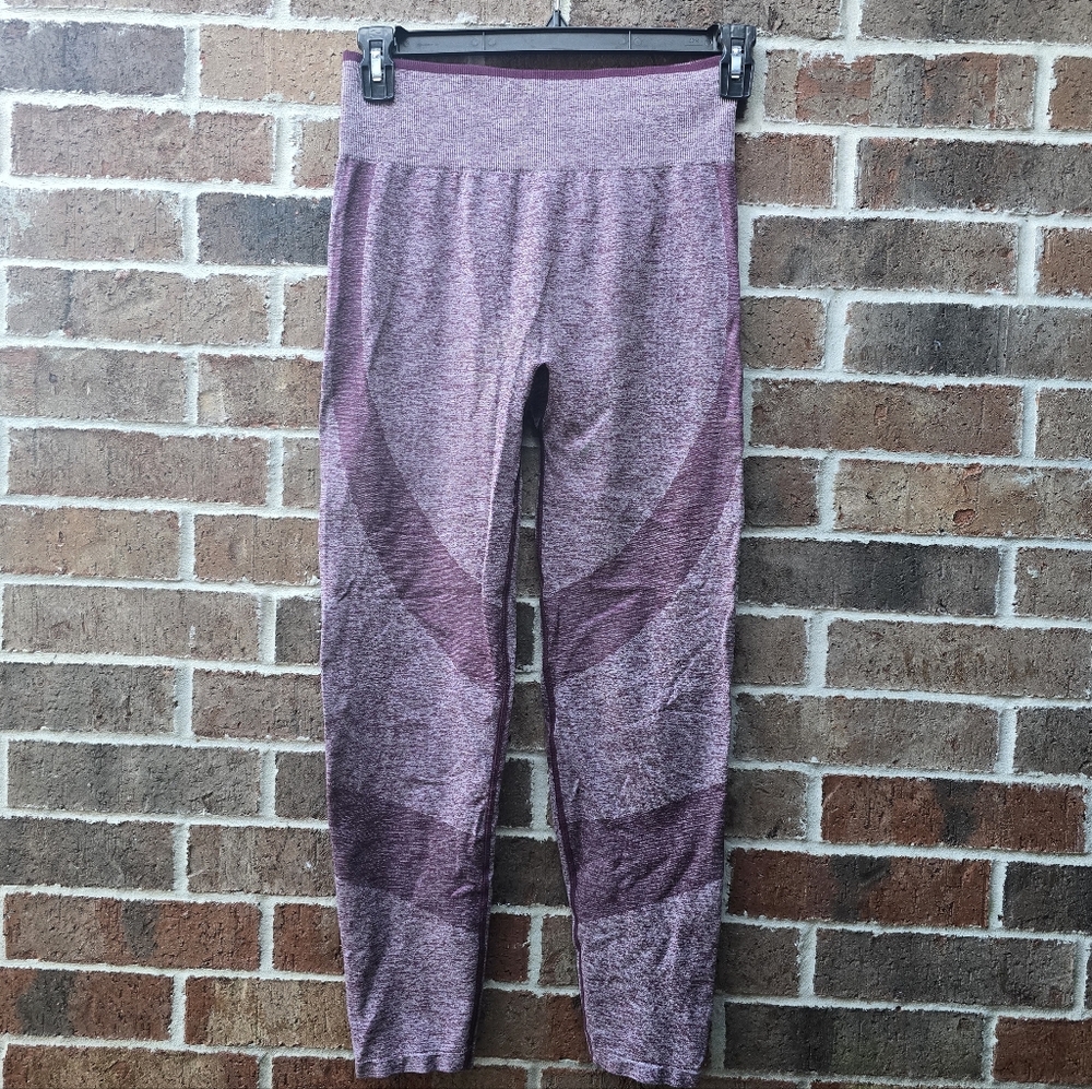 Victoria’s Secret Sport  Purple Marl Leggings Size L High Rise Athletic